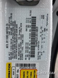 Zdjęcie 12 z 13 samochodu: 2018 FORD FUSION SE HYBRID VIN:3FA6P0LU1JR118859 - miniatura