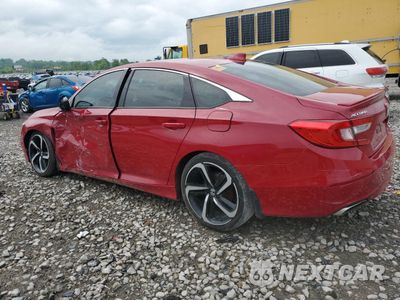 Drugie zdjęcie samochodu z przodu: 2019 HONDA ACCORD SPORT VIN:1HGCV1F38KA033283 - miniatura