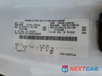 Zdjęcie 12 z 14 samochodu: 2017 FORD F450 SUPER DUTY VIN:1FDUF4GTXHEC48225 - miniatura
