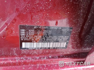 Zdjęcie 13 z 13 samochodu: 2019 SUBARU IMPREZA PREMIUM VIN:4S3GTAD62K3753671 - miniatura
