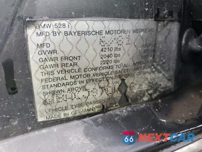 Zdjęcie 12 z 12 samochodu: 1981 BMW 528 I AUTOMATIC VIN:WBACJ9704B6795989 - miniatura