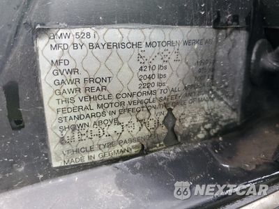 Zdjęcie 12 z 12 samochodu: 1981 BMW 528 I AUTOMATIC VIN:WBACJ9704B6795989 - miniatura