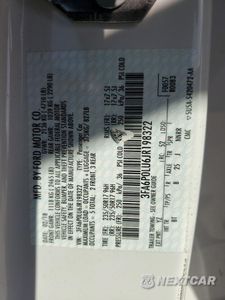Zdjęcie 12 z 13 samochodu: 2018 FORD FUSION SE HYBRID VIN:3FA6P0LU6JR198322 - miniatura