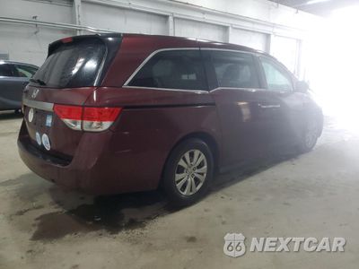 Trzecie zdjęcie samochodu z tyłu: 2016 HONDA ODYSSEY EXL VIN:5FNRL5H65GB019482 - miniatura