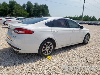 Trzecie zdjęcie samochodu z tyłu: 2017 FORD FUSION SE HYBRID VIN:3FA6P0LU2HR409039 - miniatura