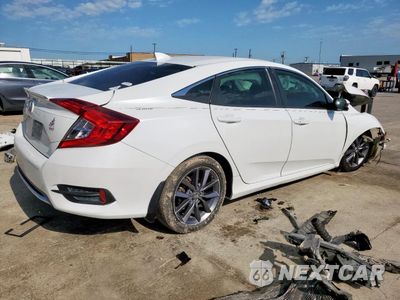 Trzecie zdjęcie samochodu z tyłu: 2020 HONDA CIVIC EX VIN:19XFC1F32LE007455 - miniatura
