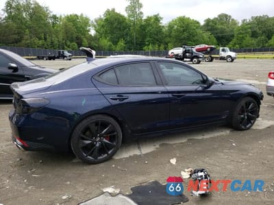 Trzecie zdjęcie samochodu z tyłu: 2023 GENESIS G70 BASE VIN:KMTG34TA0PU109872 - miniatura