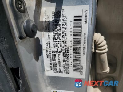 Zdjęcie 13 z 15 samochodu: 2004 MITSUBISHI ENDEAVOR LS VIN:4A4MN21S54E138777 - miniatura