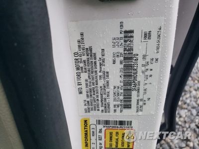 Zdjęcie 12 z 12 samochodu: 2018 FORD FUSION SE VIN:3FA6P0HD8JR231670 - miniatura