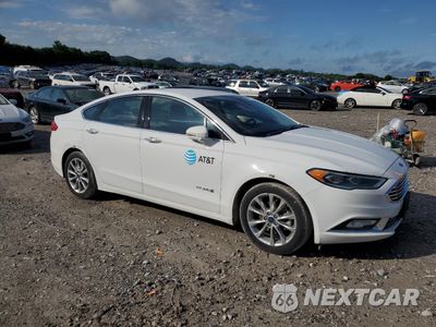 Czwarte zdjęcie samochodu z boku: 2017 FORD FUSION SE HYBRID VIN:3FA6P0LU6HR409514 - miniatura