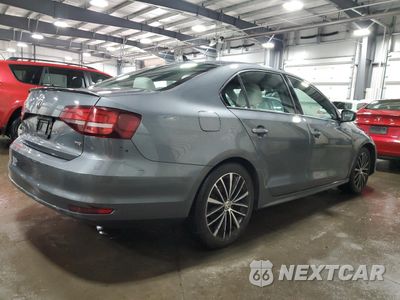 Trzecie zdjęcie samochodu z tyłu: 2016 VOLKSWAGEN JETTA SPORT VIN:3VWD17AJ1GM294057 - miniatura