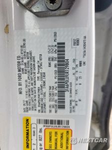 Zdjęcie 12 z 13 samochodu: 2018 FORD FUSION SE HYBRID VIN:3FA6P0LU9JR129804 - miniatura