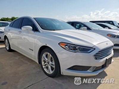 Czwarte zdjęcie samochodu z boku: 2018 FORD FUSION SE HYBRID VIN:3FA6P0LU3JR278757 - miniatura