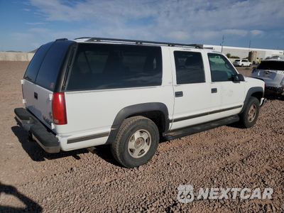 Trzecie zdjęcie samochodu z tyłu: 1998 CHEVROLET SUBURBAN K1500 VIN:1GNFK16R4WJ302062 - miniatura