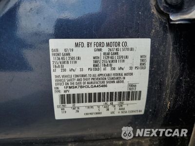 Zdjęcie 13 z 16 samochodu: 2020 FORD EXPLORER VIN:1FMSK7BH3LGA45486 - miniatura