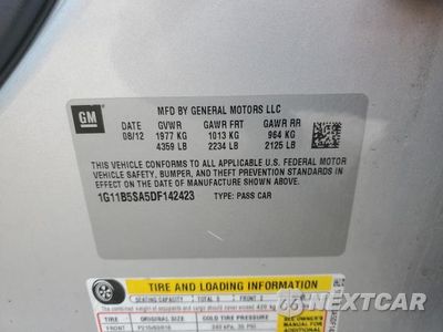 Zdjęcie 12 z 12 samochodu: 2013 CHEVROLET MALIBU LS VIN:1G11B5SA5DF142423 - miniatura