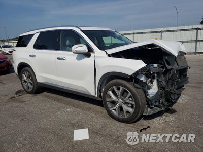 Czwarte zdjęcie samochodu z boku: 2021 HYUNDAI PALISADE SEL VIN:KM8R44HE3MU288559 - miniatura