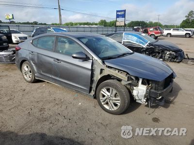 Czwarte zdjęcie samochodu z boku: 2019 HYUNDAI ELANTRA SEL VIN:5NPD84LF7KH405666 - miniatura