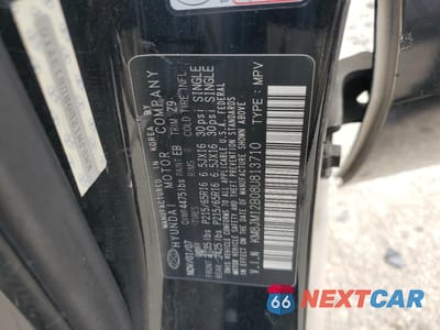 Zdjęcie 13 z 13 samochodu: 2008 HYUNDAI TUCSON GLS VIN:KM8JM12B08U813710 - miniatura