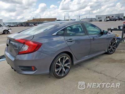 Trzecie zdjęcie samochodu z tyłu: 2021 HONDA CIVIC SPORT VIN:19XFC2F87ME003503 - miniatura