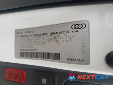 Zdjęcie 12 z 13 samochodu: 2018 AUDI S4 PREMIUM PLUS VIN:WAUB4AF43JA002962 - miniatura