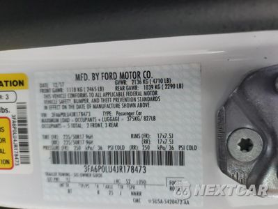 Zdjęcie 12 z 13 samochodu: 2018 FORD FUSION SE HYBRID VIN:3FA6P0LU4JR178473 - miniatura