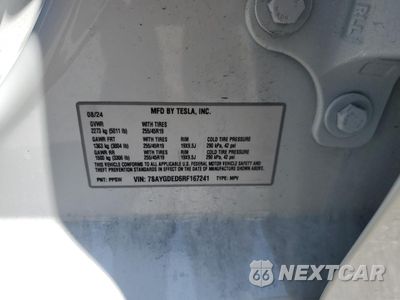 Zdjęcie 13 z 15 samochodu: 2024 TESLA MODEL Y VIN:7SAYGDED6RF167241 - miniatura