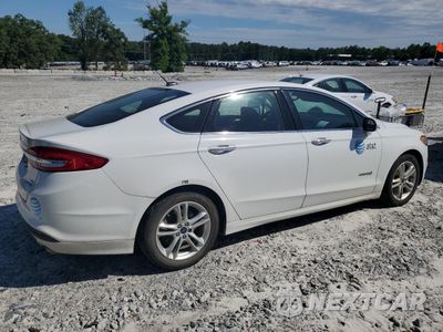 Trzecie zdjęcie samochodu z tyłu: 2018 FORD FUSION SE HYBRID VIN:3FA6P0LU7JR171789 - miniatura