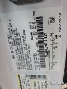 Zdjęcie 12 z 13 samochodu: 2018 FORD FUSION SE HYBRID VIN:3FA6P0LU9JR171812 - miniatura