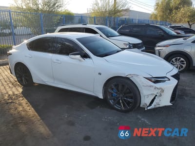 Czwarte zdjęcie samochodu z boku: 2022 LEXUS IS 350 F SPORT VIN:JTHGZ1B2XN5056979 - miniatura