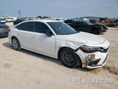 Czwarte zdjęcie samochodu z boku: 2022 HONDA CIVIC LX VIN:2HGFE2F22NH533438 - miniatura