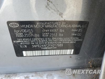 Zdjęcie 12 z 12 samochodu: 2015 HYUNDAI SONATA SE VIN:5NPE24AF2FH217989 - miniatura