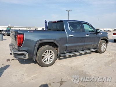 Trzecie zdjęcie samochodu z tyłu: 2020 GMC SIERRA K1500 SLT VIN:3GTU9DEL7LG314844 - miniatura