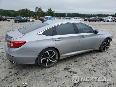 Trzecie zdjęcie samochodu z tyłu: 2022 HONDA ACCORD SPORT VIN:1HGCV2F38NA011388 - miniatura