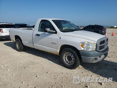 Czwarte zdjęcie samochodu z boku: 2008 DODGE RAM 1500 ST VIN:1D7HA16N58J116931 - miniatura