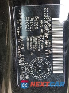 Zdjęcie 13 z 14 samochodu: 2024 HYUNDAI ELANTRA SEL VIN:KMHLM4DG8RU826323 - miniatura