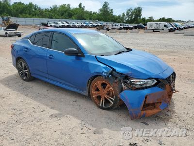 Czwarte zdjęcie samochodu z boku: 2020 NISSAN SENTRA SR VIN:3N1AB8DV0LY217855 - miniatura