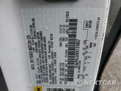 Zdjęcie 13 z 13 samochodu: 2019 FORD FUSION SE VIN:3FA6P0LUXKR124807 - miniatura