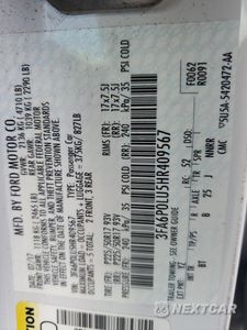 Zdjęcie 12 z 12 samochodu: 2017 FORD FUSION SE HYBRID VIN:3FA6P0LU5HR409567 - miniatura