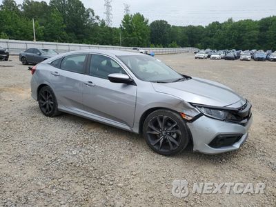 Czwarte zdjęcie samochodu z boku: 2020 HONDA CIVIC SPORT VIN:19XFC2F89LE008121 - miniatura
