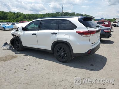 Drugie zdjęcie samochodu z przodu: 2019 TOYOTA HIGHLANDER SE VIN:5TDJZRFH3KS976611 - miniatura