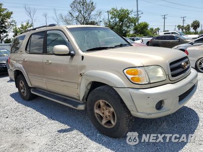 Czwarte zdjęcie samochodu z boku: 2002 TOYOTA SEQUOIA SR5 VIN:5TDBT44A62S079166 - miniatura