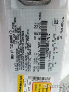 Zdjęcie 12 z 13 samochodu: 2017 FORD FUSION SE HYBRID VIN:3FA6P0LU1HR409212 - miniatura