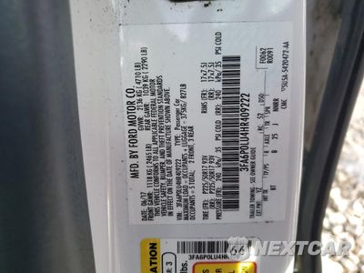 Zdjęcie 12 z 12 samochodu: 2017 FORD FUSION SE HYBRID VIN:3FA6P0LU4HR409222 - miniatura