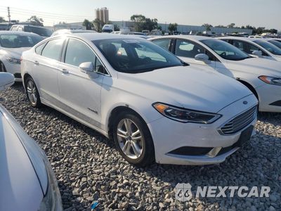 Czwarte zdjęcie samochodu z boku: 2018 FORD FUSION SE HYBRID VIN:3FA6P0LU6JR129890 - miniatura