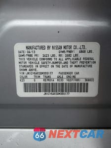 Zdjęcie 12 z 12 samochodu: 2013 INFINITI G37 VIN:JN1CV6AR3DM355177 - miniatura