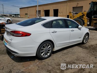 Trzecie zdjęcie samochodu z tyłu: 2017 FORD FUSION SE HYBRID VIN:3FA6P0LU8HR409546 - miniatura