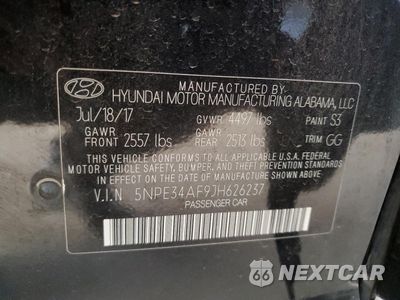 Zdjęcie 13 z 13 samochodu: 2018 HYUN SONATA SPO VIN:5NPE34AF9JH626237 - miniatura