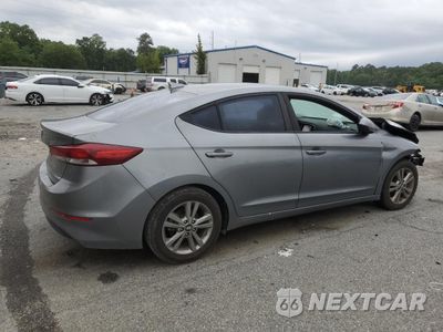 Trzecie zdjęcie samochodu z tyłu: 2018 HYUNDAI ELANTRA SEL VIN:KMHD84LF3JU478288 - miniatura