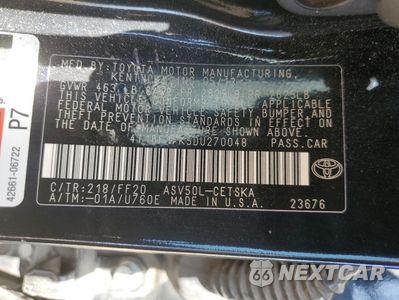Zdjęcie 12 z 12 samochodu: 2013 TOYOTA CAMRY L VIN:4T1BF1FK5DU270048 - miniatura